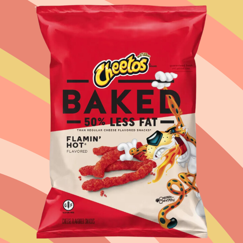 Cheetos Baked Flamin' Hot Snacks, 7.63 oz bag available at CrunchyFix with free delivery