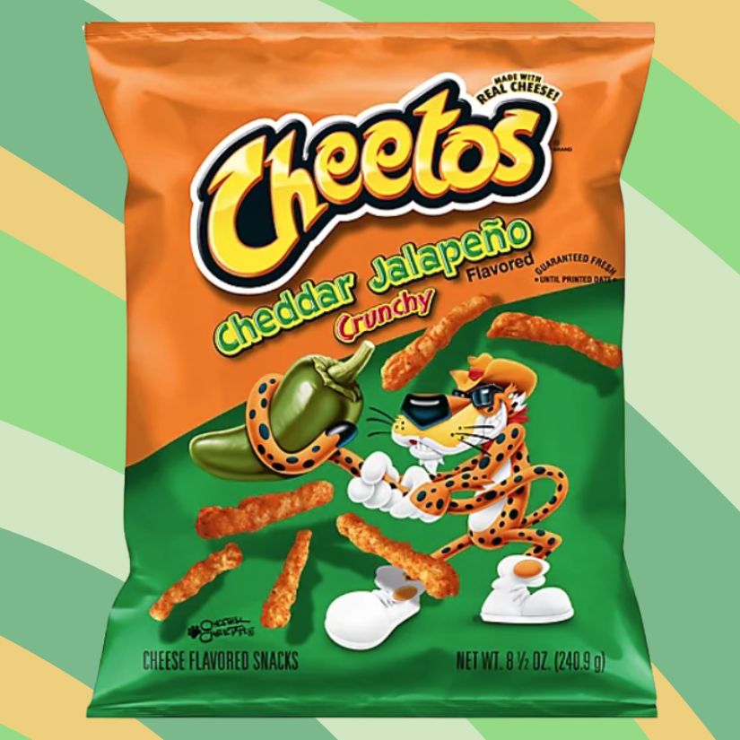 Cheetos Cheddar Jalapeno Snacks, 8.5 oz bag available at CrunchyFix with free delivery