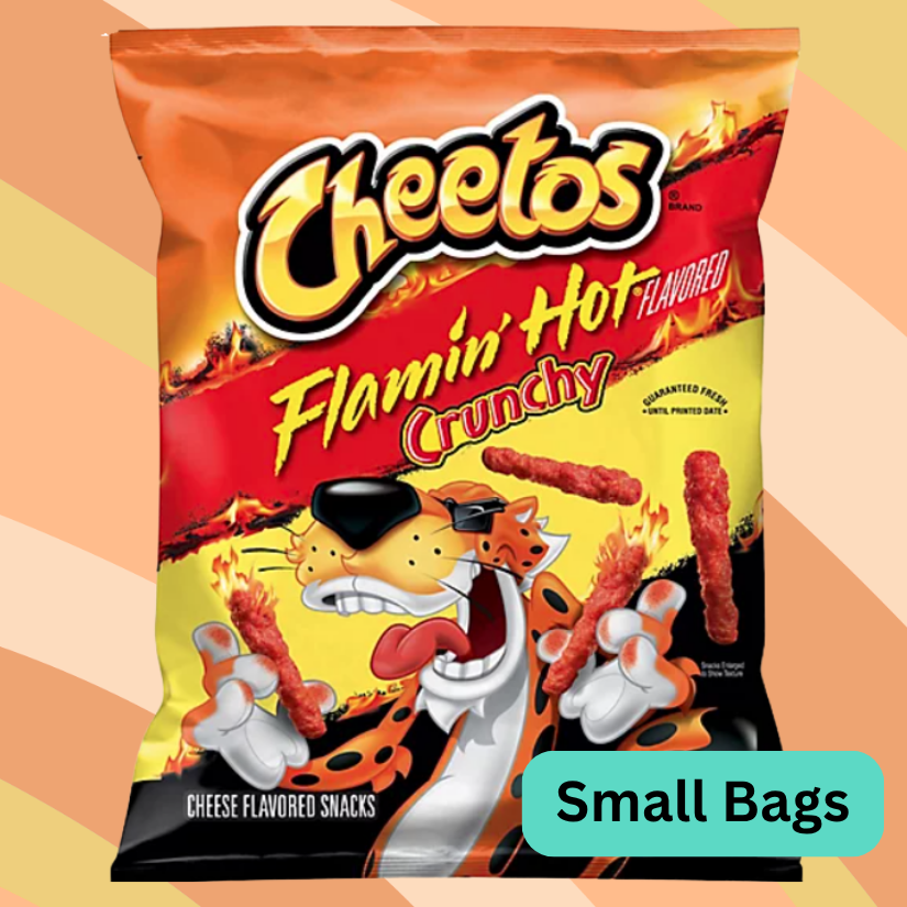 Cheetos Crunchy Flamin' Hot, 2.75 oz bag available at CrunchyFix with free delivery
