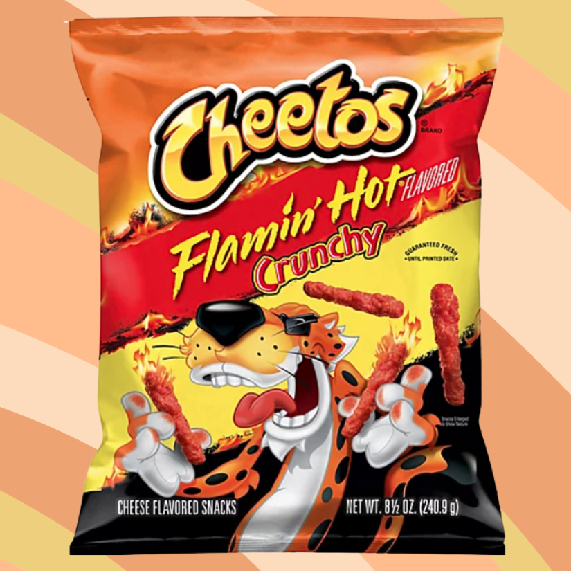 Cheetos Flamin' Hot Crunchy Snacks, 8.5 oz bag available at CrunchyFix with free delivery