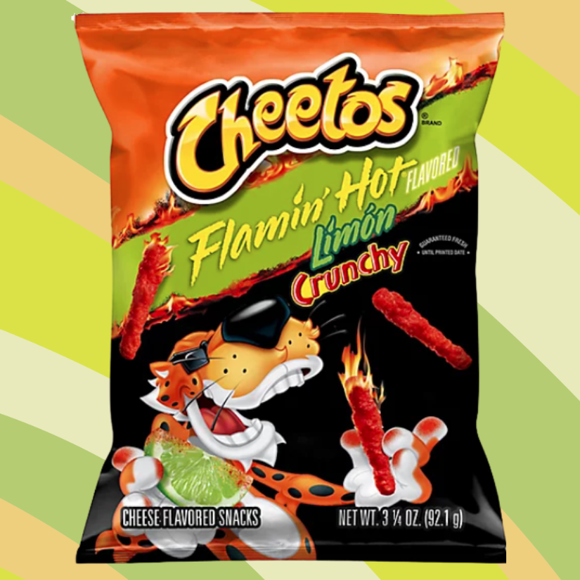 Cheetos Flamin' Hot Limon Snacks, 8.5 oz bag available at CrunchyFix with free delivery