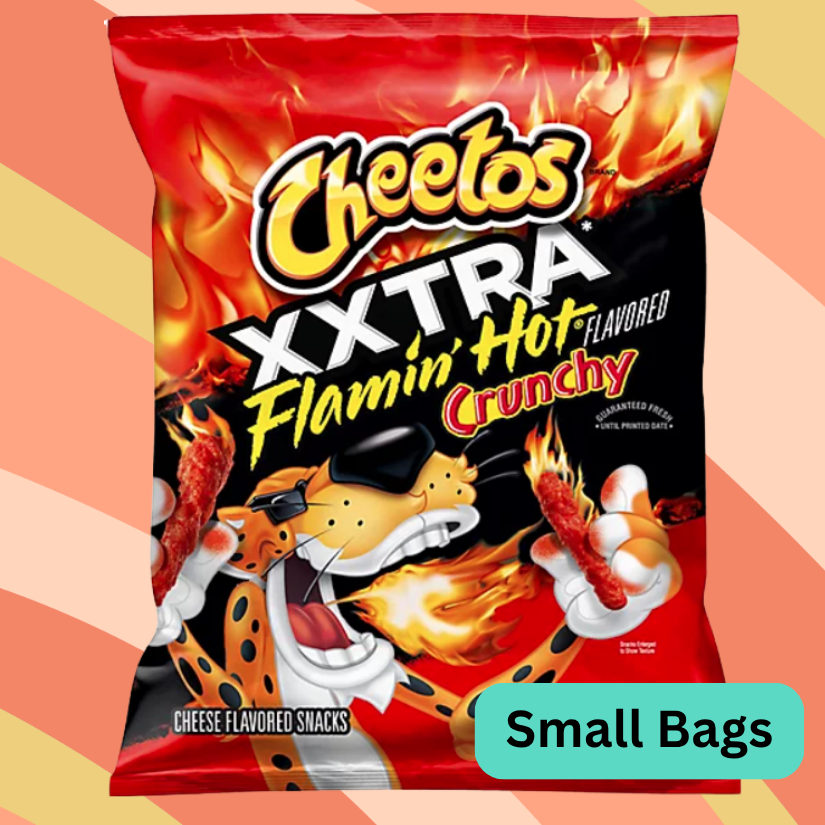 Cheetos XXTRA Flamin' Hot Crunchy, 2.75 oz bag available at CrunchyFix with free delivery