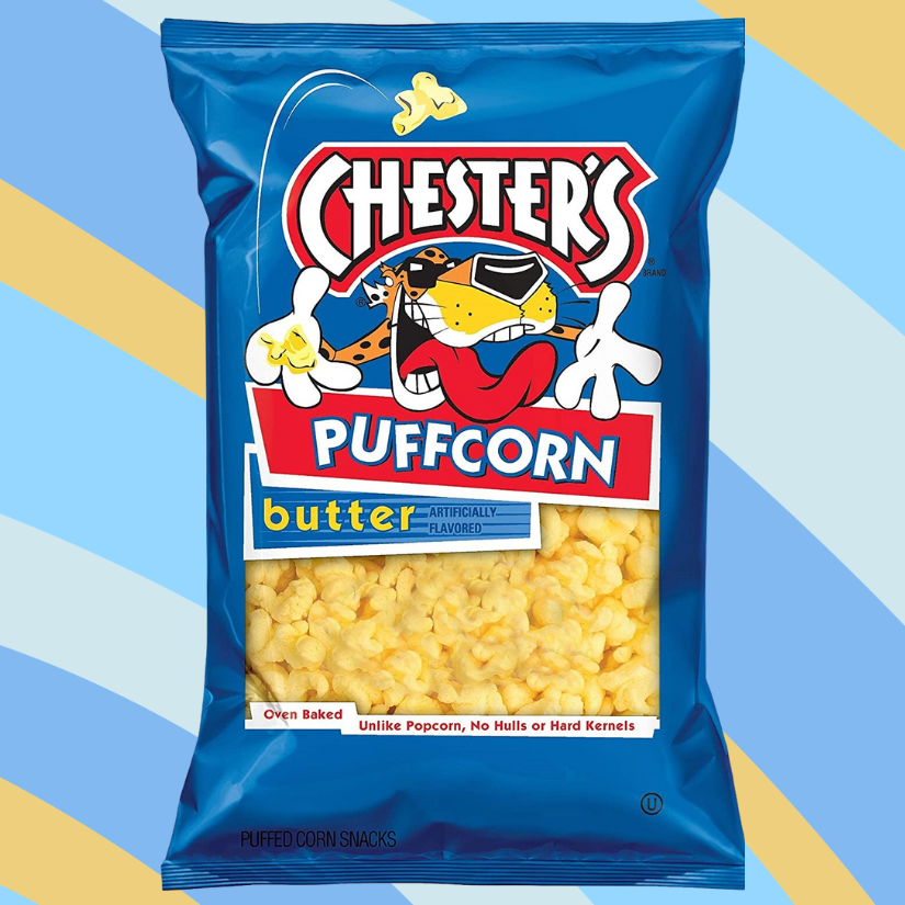 Chester's Butter Puffcorn, 3.25 oz bag available at CrunchyFix with free delivery