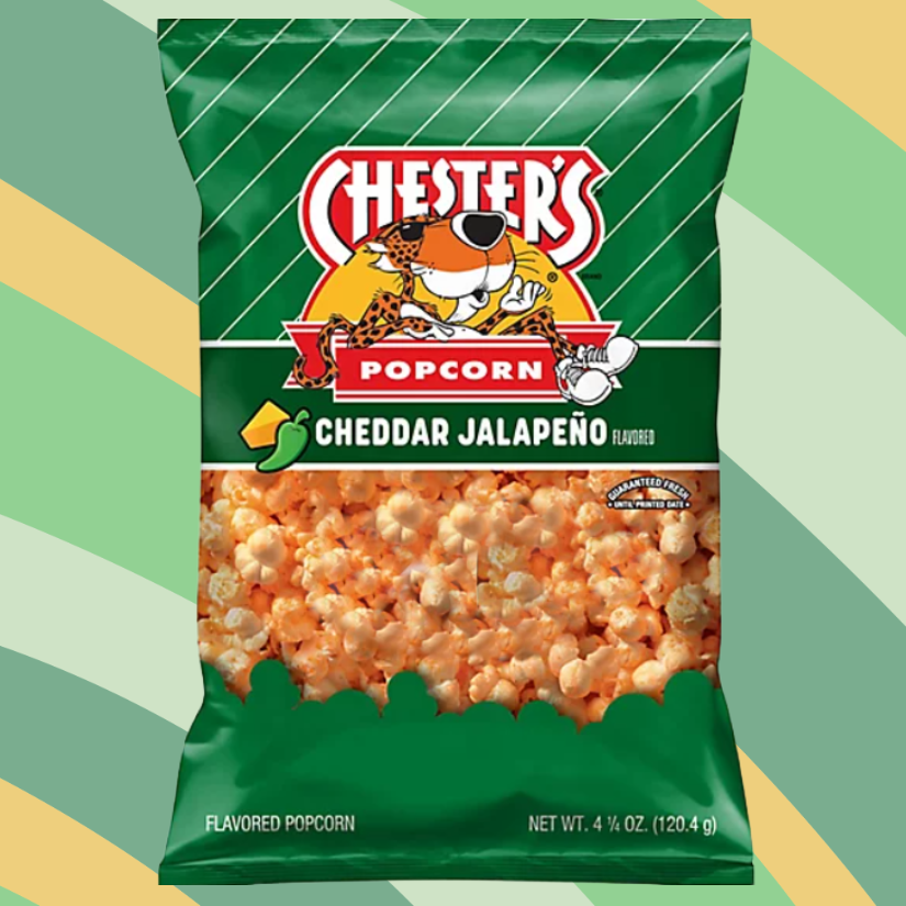 Chester's Cheddar Jalapeno Popcorn, 4.25 oz bag available at CrunchyFix with free delivery