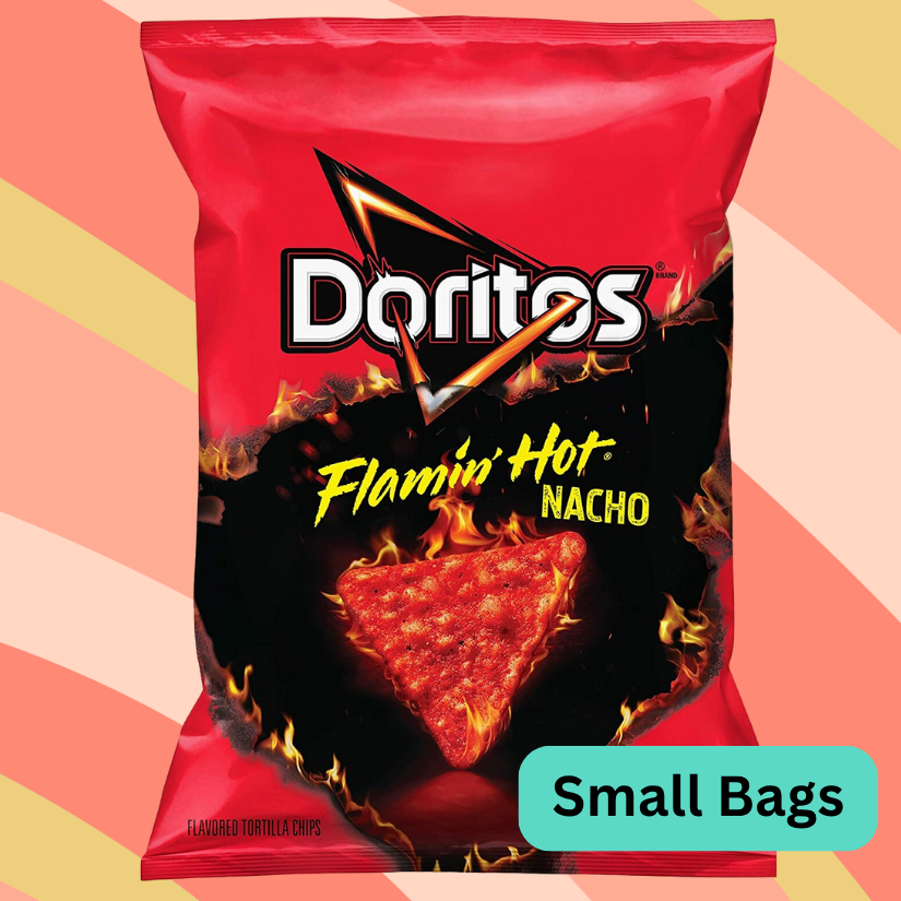 Doritos Flamin' Hot Nacho, 2.5 oz bag available at CrunchyFix with free delivery