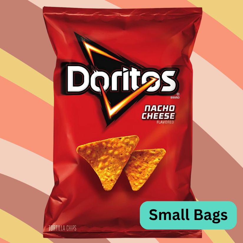 Doritos Nacho Cheese, 2.5 oz bag available at CrunchyFix with free delivery