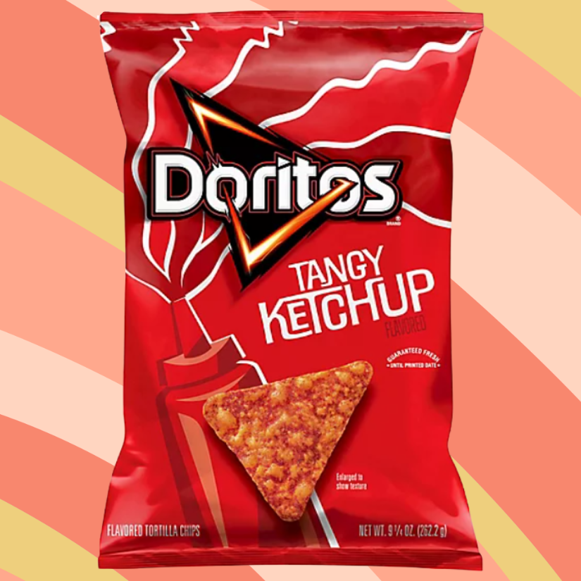 Doritos Tangy Ketchup Tortilla Chips, 9.25 oz bag available at CrunchyFix with free delivery