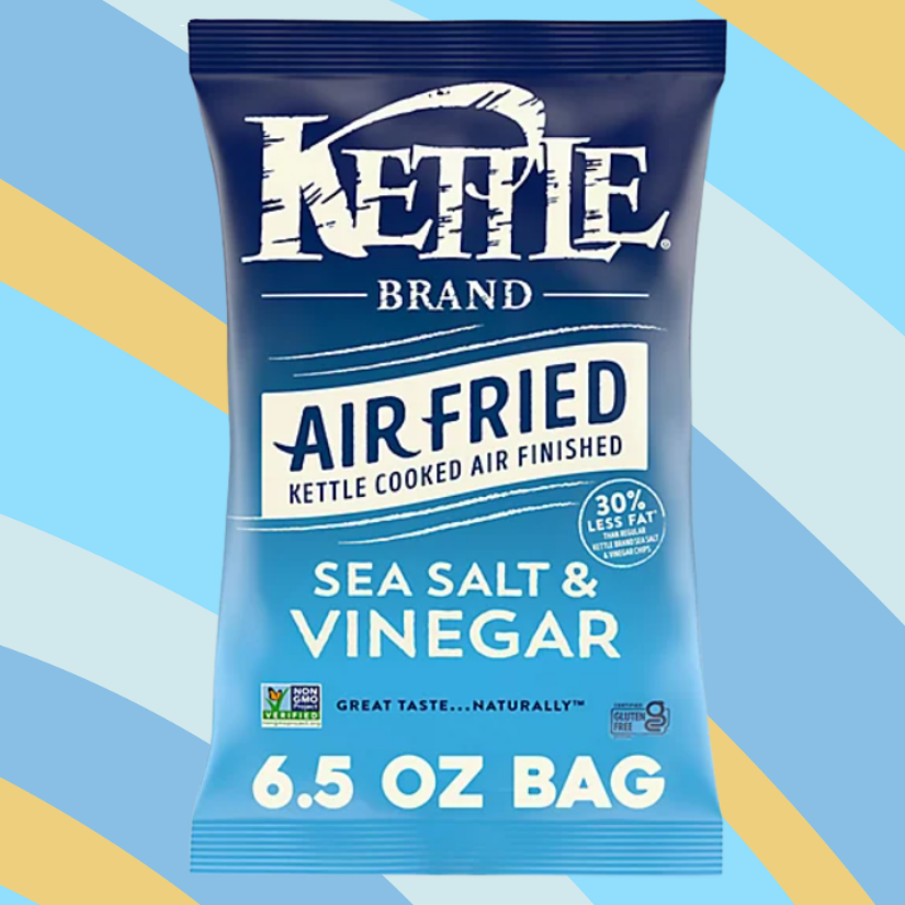 Kettle Brand Air Fried Sea Salt & Vinegar, 6.5 oz bag available at CrunchyFix with free delivery
