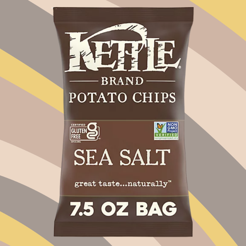 Kettle Brand Sea Salt Potato Chips, 7.5 oz bag available at CrunchyFix with free delivery