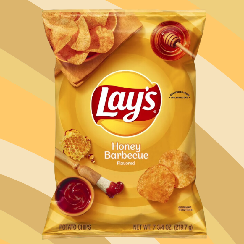 Lay's Honey BBQ Potato Chips, 7.75 oz bag available at CrunchyFix with free delivery