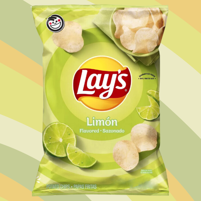 Lay's Limon Potato Chips, 7.75 oz bag available at CrunchyFix with free delivery
