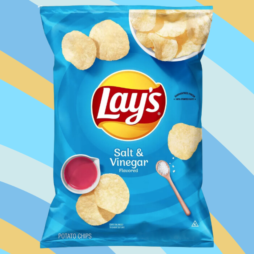 Lay's Salt & Vinegar Potato Chips, 7.75 oz bag available at CrunchyFix with free delivery