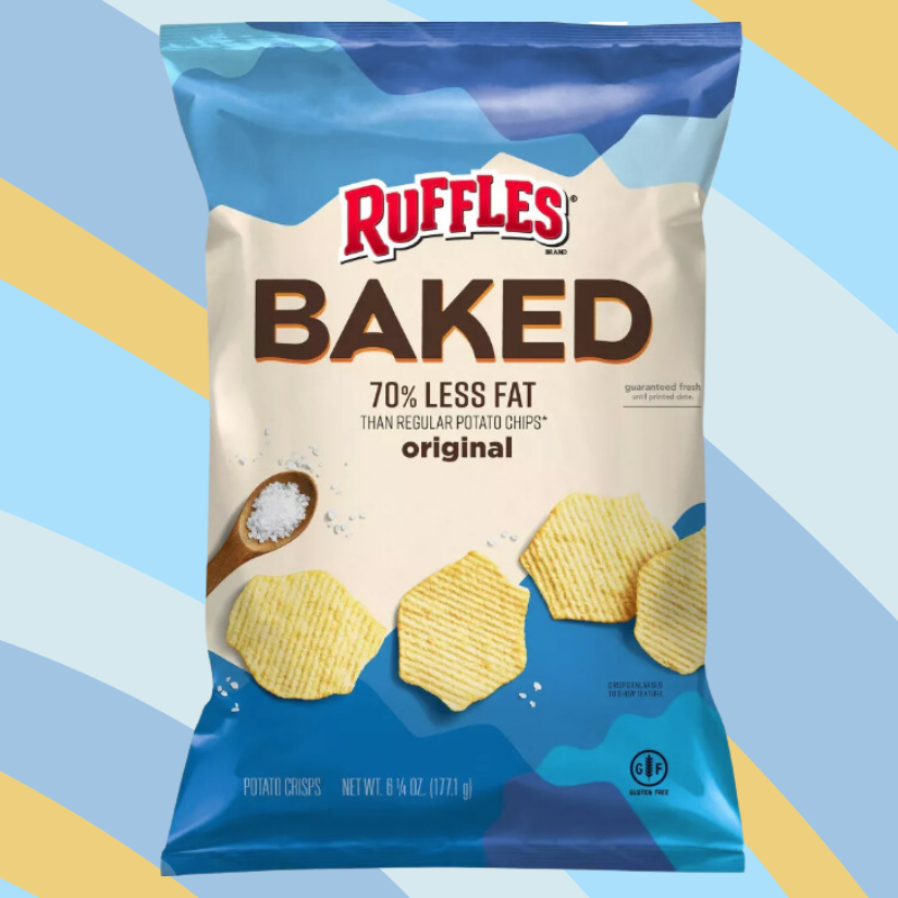 Ruffles Baked Original Potato Chips, 6.25 oz bag available at CrunchyFix with free delivery