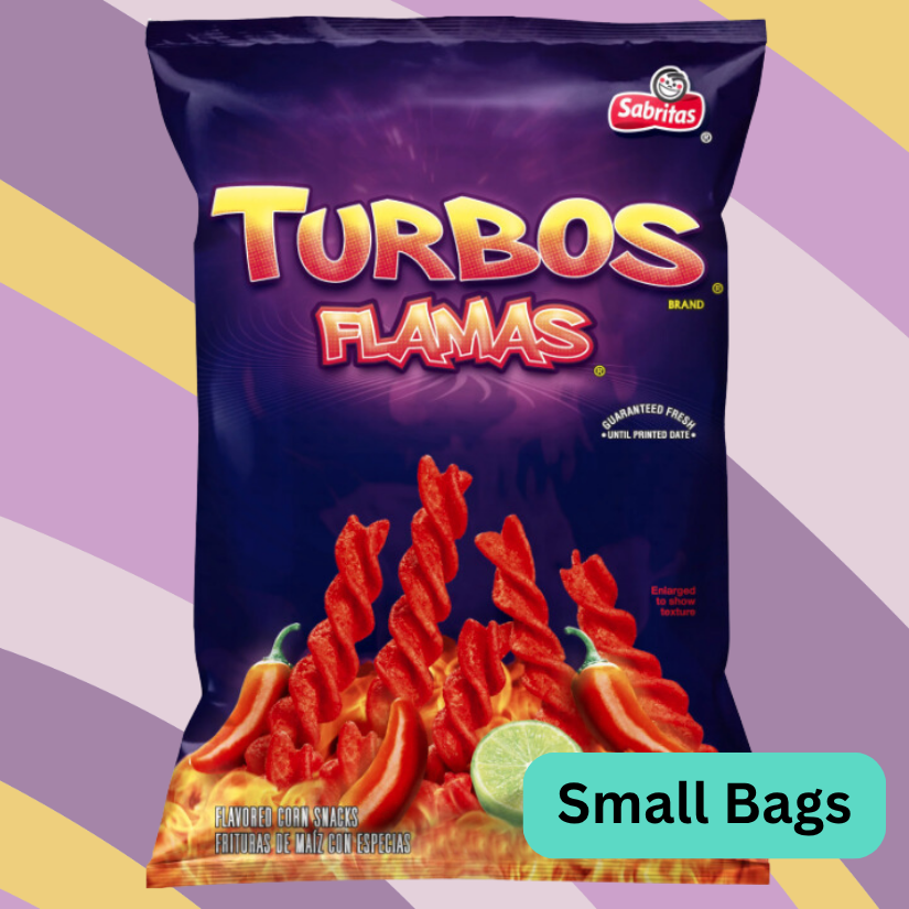 Sabritas Turbos Flamas, 3.5 oz bag available at CrunchyFix with free delivery