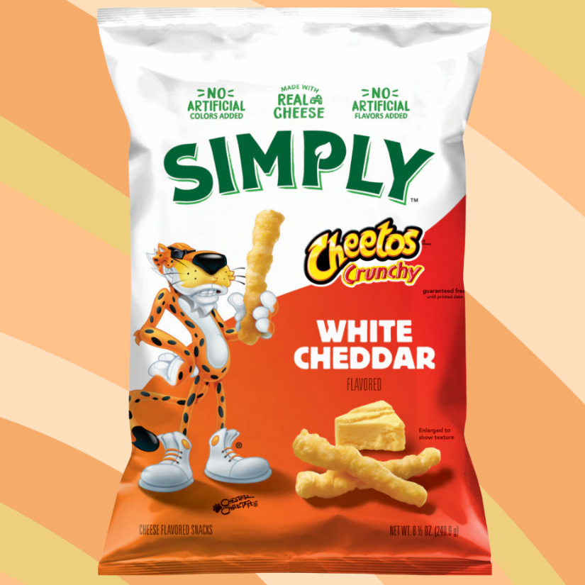 Simply Cheetos Crunchy White Cheddar Snacks, 8.5 oz bag available at CrunchyFix with free delivery