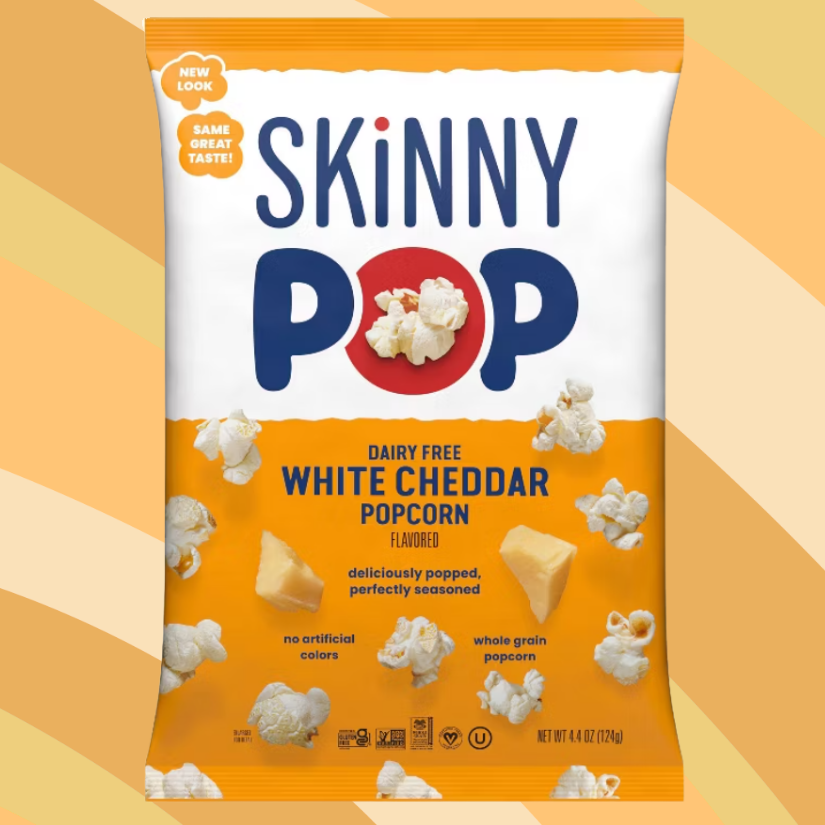 SkinnyPop White Cheddar Popcorn, 4.4 oz bag available at CrunchyFix with free delivery