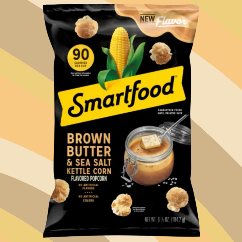 Smartfood Brown Butter & Sea Salt Kettle Corn Popcorn, 6.5 oz bag available at CrunchyFix with free delivery