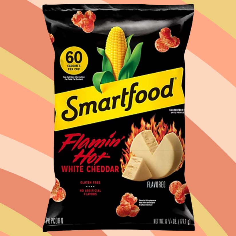 Smartfood Flamin' Hot White Cheddar Popcorn, 6.5 oz bag available at CrunchyFix with free delivery