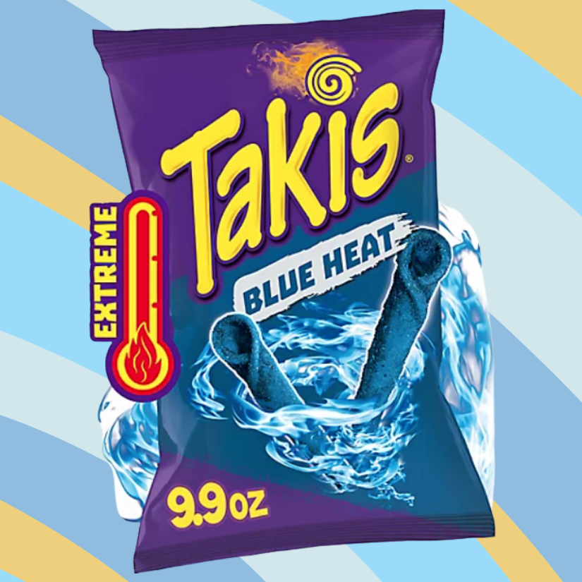 Takis Blue Heat, 9.9 oz bag available at CrunchyFix with free delivery