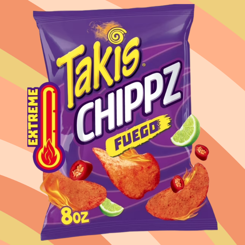 Takis Chippz Fuego, 8 oz bag available at CrunchyFix with free delivery