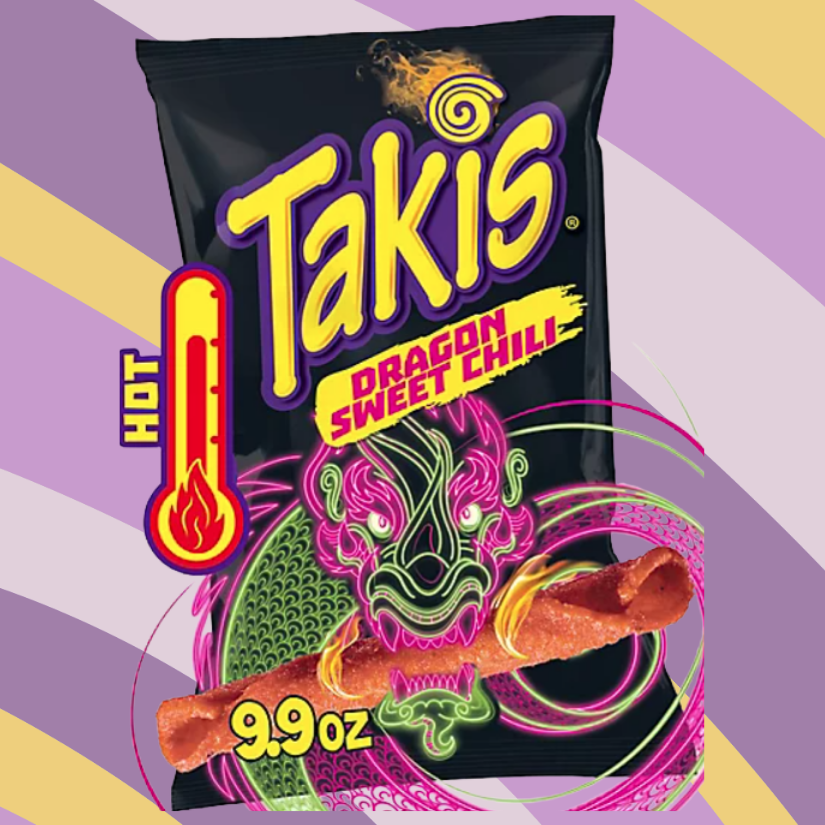 Takis Dragon Sweet Chili, 9.9 oz bag available at CrunchyFix with free delivery