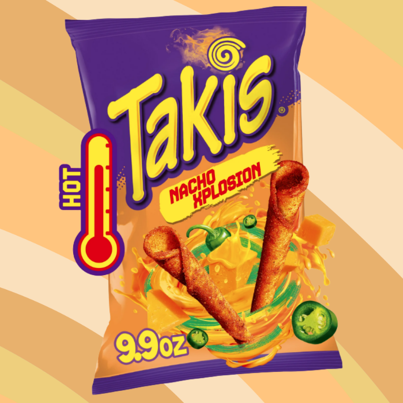 Takis Nacho Xplosion, 9.9 oz bag available at CrunchyFix with free delivery