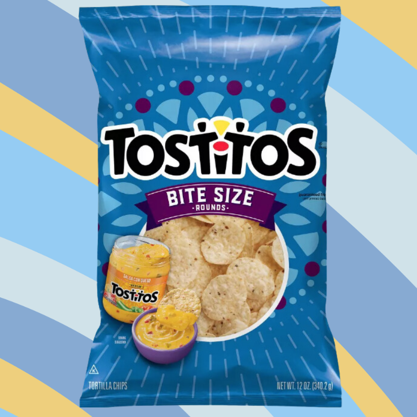 Tostitos Bite Size Rounds Tortilla Chips, 12 oz bag available at CrunchyFix with free delivery