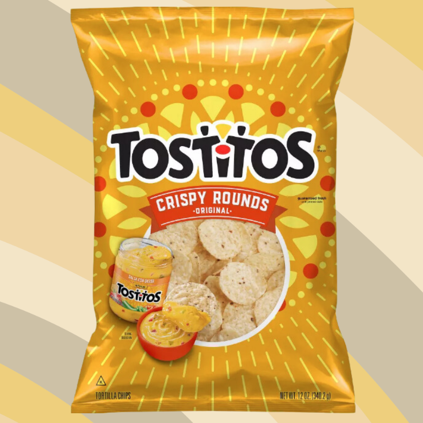 Tostitos Crispy Rounds Original Tortilla Chips, 12 oz bag available at CrunchyFix with free delivery