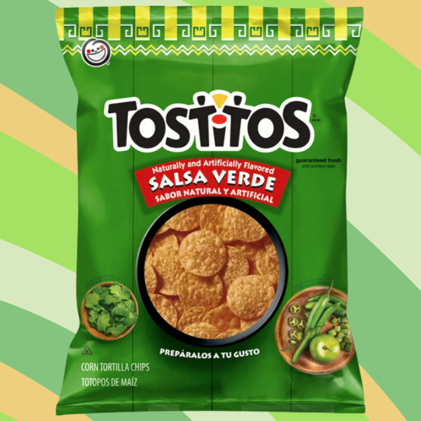 Tostitos Salsa Verde Tortilla Chips, 11 oz bag available at CrunchyFix with free delivery