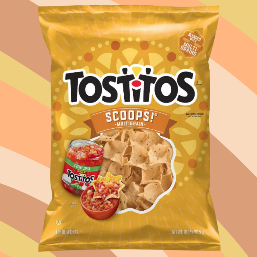 Tostitos Scoops! Multigrain Tortilla Chips, 10 oz bag available at CrunchyFix with free delivery
