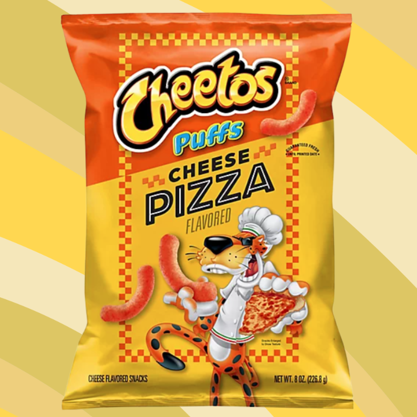 Cheetos Puffs Cheese Pizza, 8 oz bag available at CrunchyFix with free delivery
