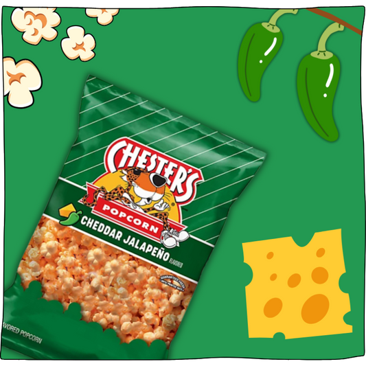 Chester's Cheddar Jalapeno Popcorn, 4.25 oz