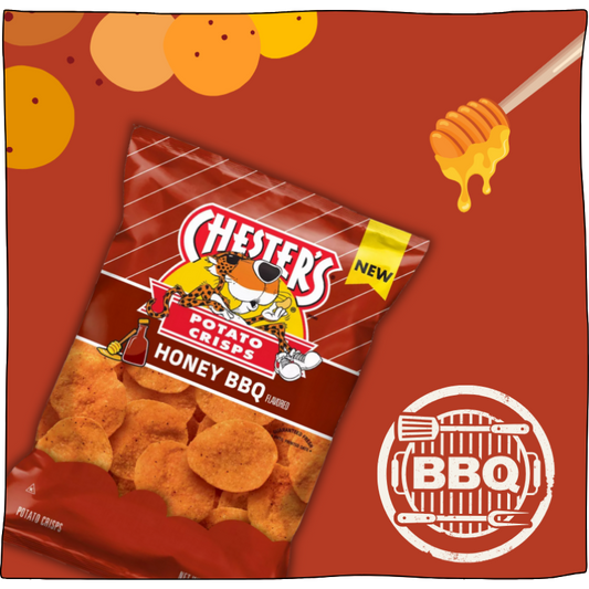 Chester's Honey BBQ Potato Crisps, 4.25 oz