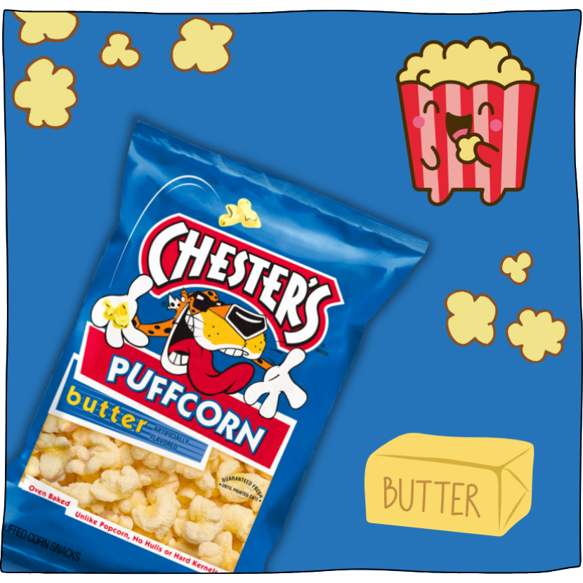 Chester's Puffcorn, Butter Flavored Popcorn