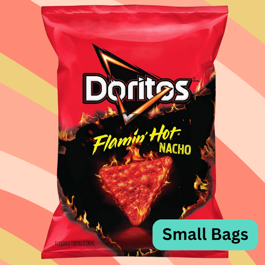 Doritos Flamin' Hot Nacho, 2.5 oz bag available at CrunchyFix with free delivery
