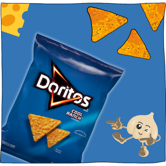 Doritos Tortilla Chips Cool Ranch Flavor Snack Chips