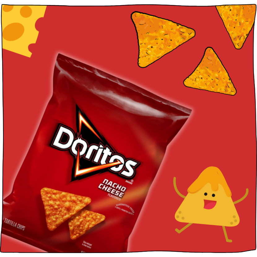 Doritos Nacho Cheese Flavored Tortilla Chips