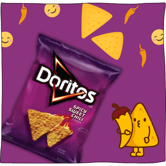 Doritos Tortilla Chips Spicy Sweet Chili Flavored Snack Chips