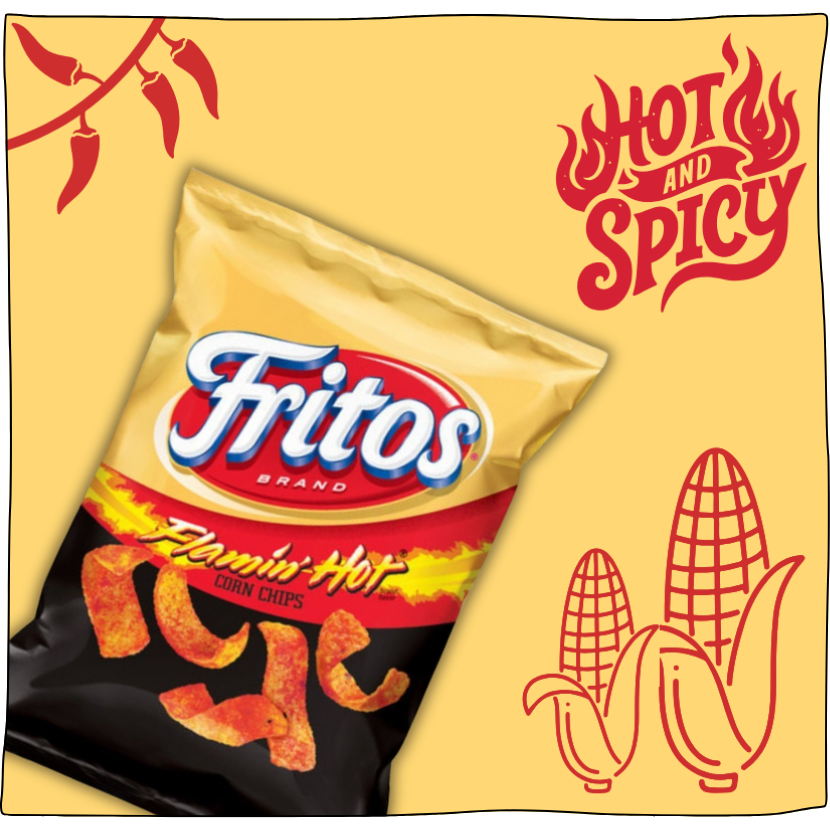 Fritos Flamin' Hot Flavored Corn Chips