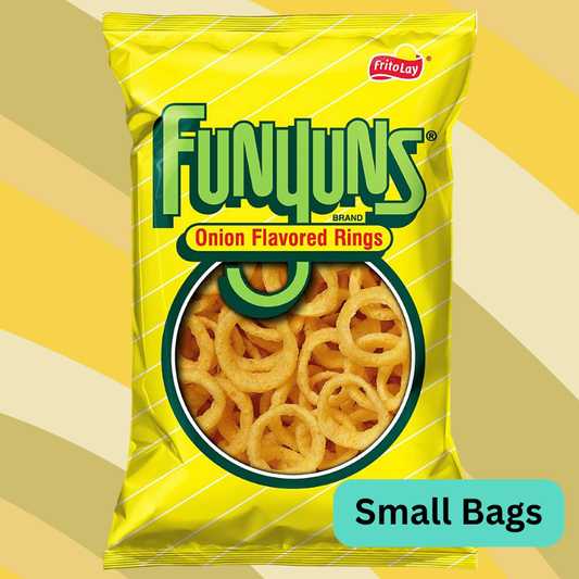 Funyuns Onion Flavored Rings, 1.88 oz bag available at CrunchyFix with free delivery
