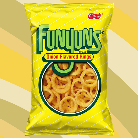 Funyuns Onion Flavored Rings, 6 oz bag available at CrunchyFix with free delivery
