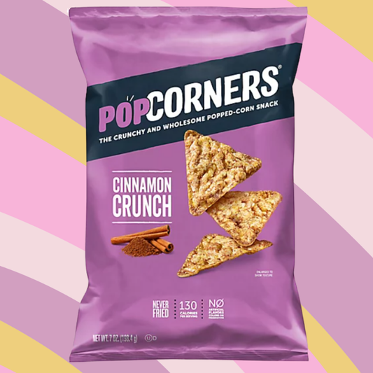 Popcorners Cinnamon Crunch Corn Snacks, 7 oz bag available at CrunchyFix with free delivery
