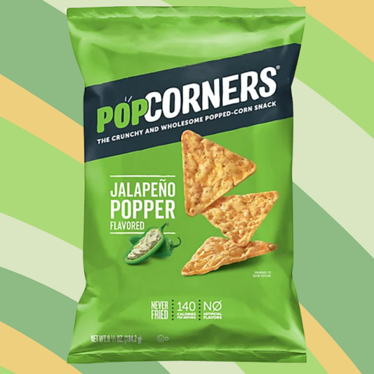 Popcorners Jalapeno Popper Corn Snacks, 7 oz bag available at CrunchyFix with free delivery
