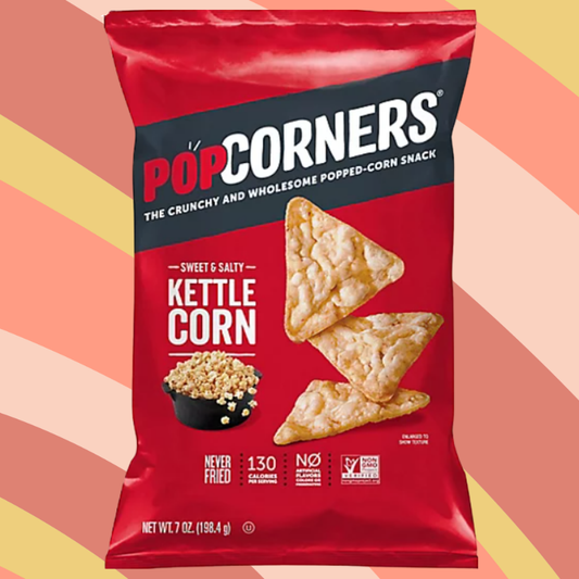Popcorners Kettle Corn Sweet & Salty Corn Snacks, 7 oz bag available at CrunchyFix with free delivery
