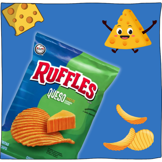 Ruffles Queso Cheese Flavored Snack Chips